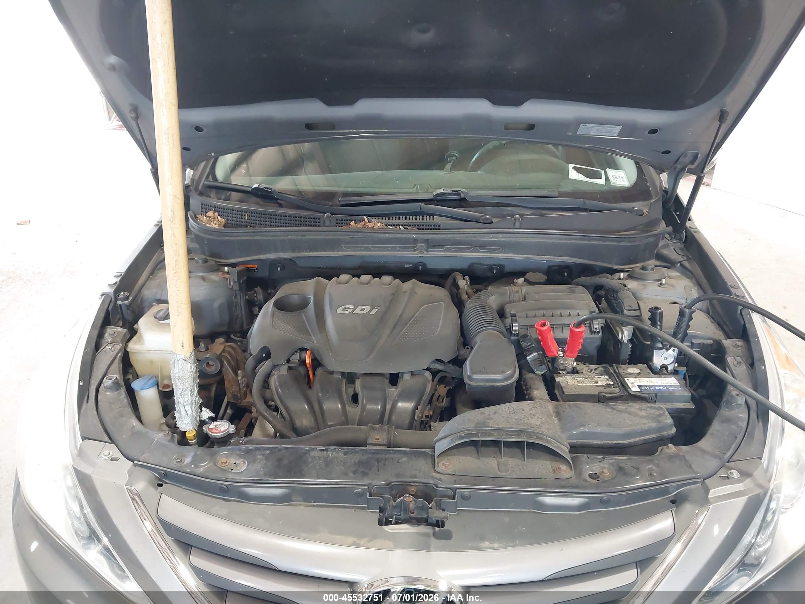 2014 Hyundai Sonata Gls Gray vin: 5NPEB4AC1EH872519