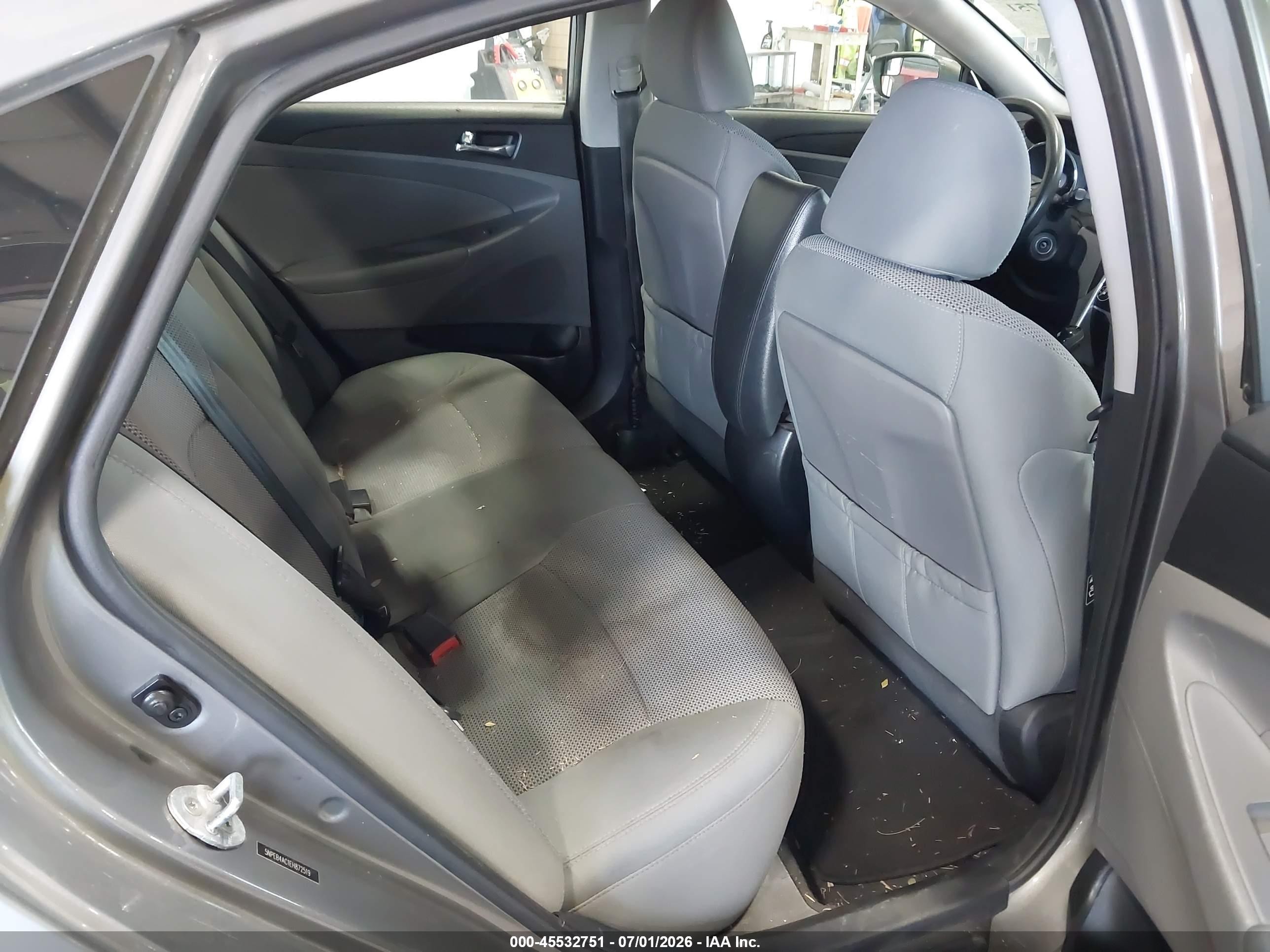 2014 Hyundai Sonata Gls Gray vin: 5NPEB4AC1EH872519