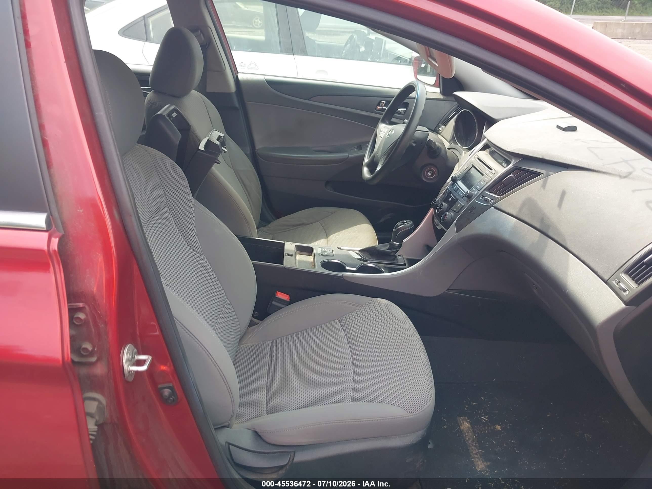 2014 Hyundai Sonata Gls Red vin: 5NPEB4AC1EH873511