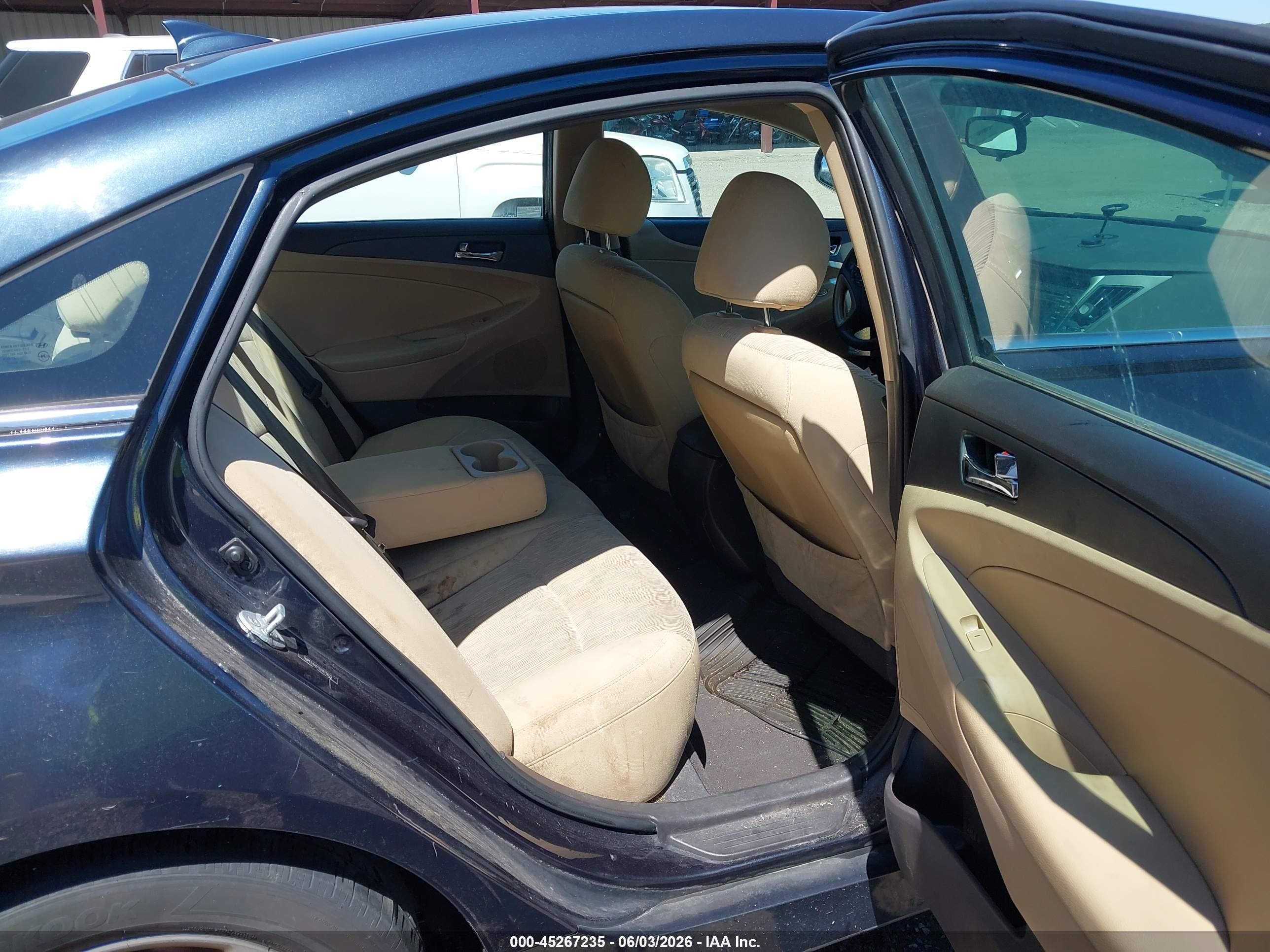 2014 Hyundai Sonata Gls Blue vin: 5NPEB4AC1EH875677