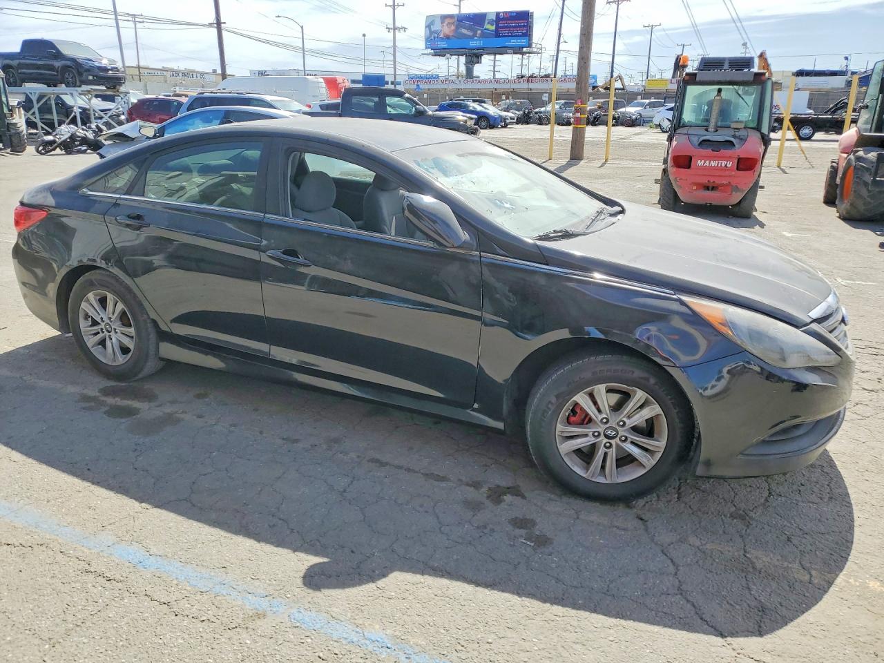 2014 Hyundai Sonata Gls Black vin: 5NPEB4AC1EH885187