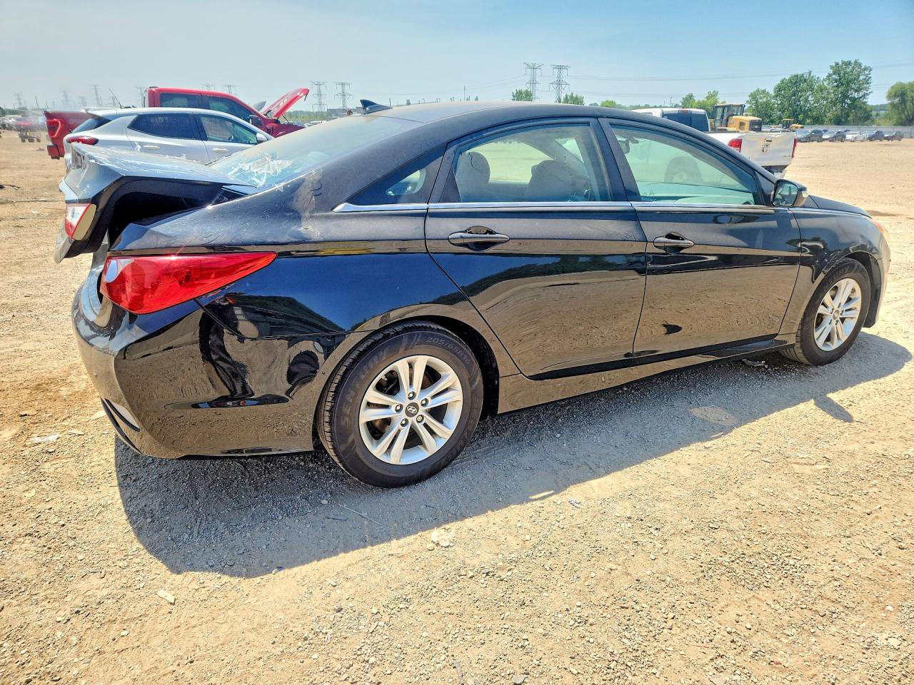 2014 Hyundai Sonata Gls Black vin: 5NPEB4AC1EH895380