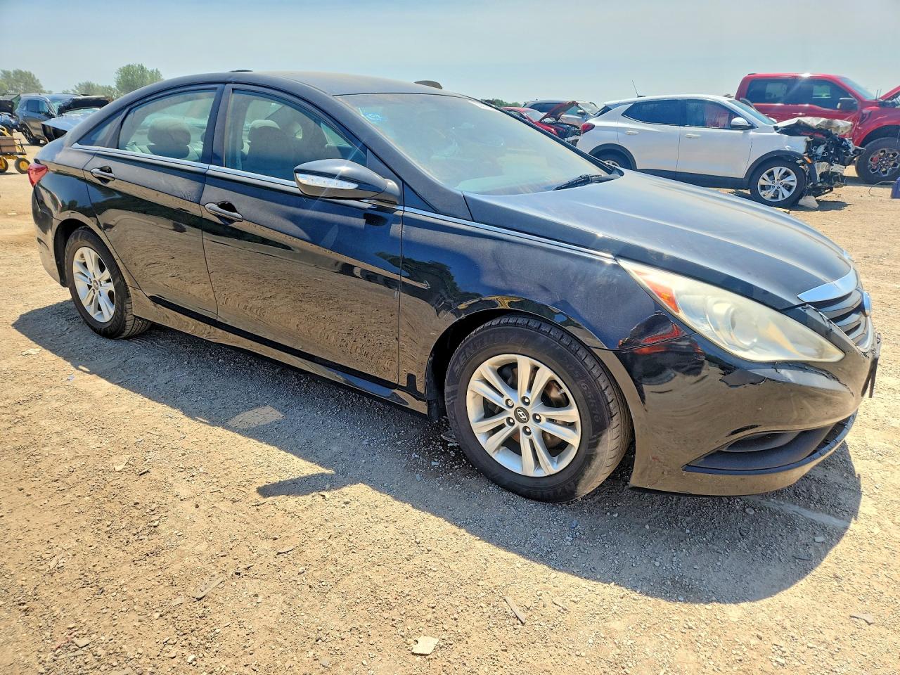 2014 Hyundai Sonata Gls Black vin: 5NPEB4AC1EH895380