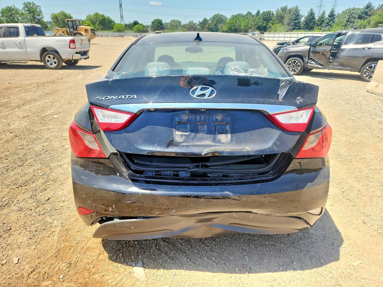 2014 Hyundai Sonata Gls Black vin: 5NPEB4AC1EH895380