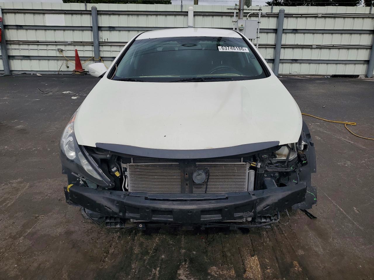 2014 Hyundai Sonata Gls White vin: 5NPEB4AC1EH898294