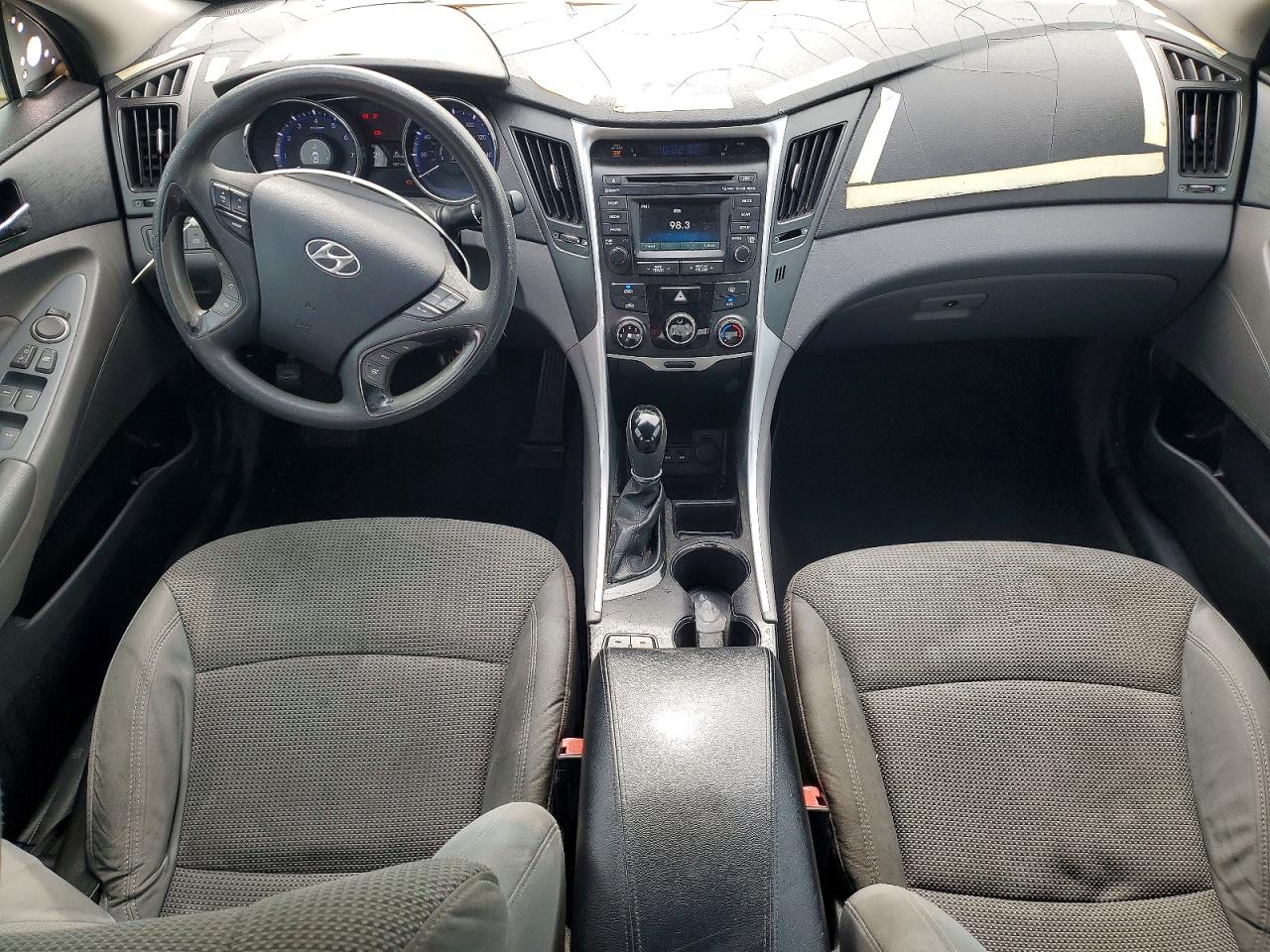 2014 Hyundai Sonata Gls White vin: 5NPEB4AC1EH898294