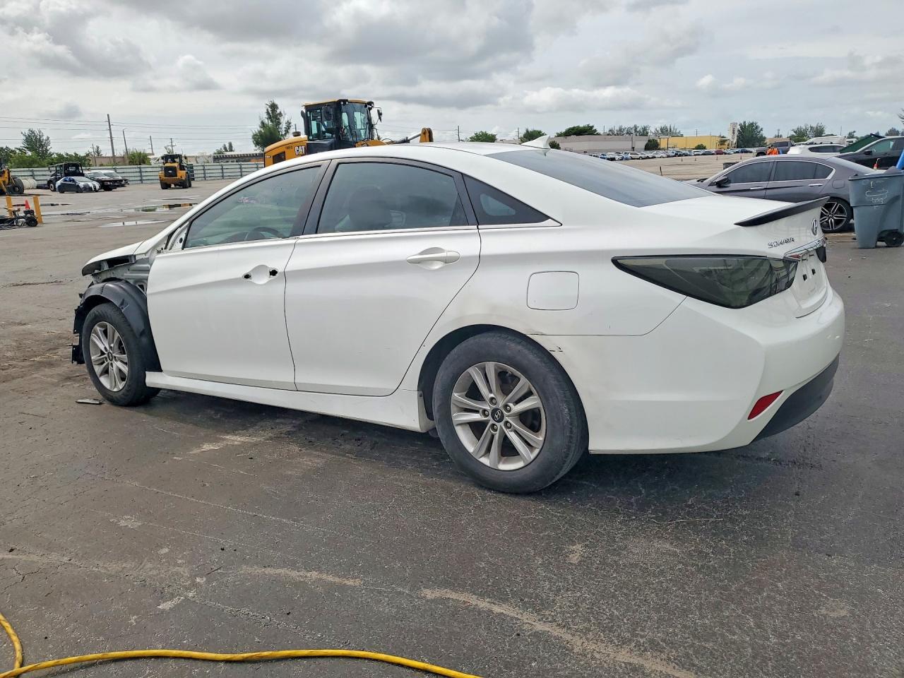 2014 Hyundai Sonata Gls White vin: 5NPEB4AC1EH898294