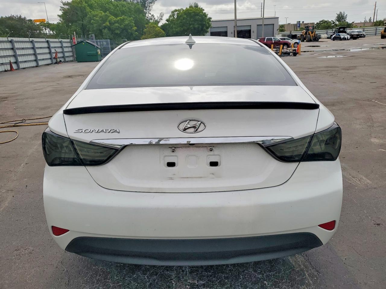 2014 Hyundai Sonata Gls White vin: 5NPEB4AC1EH898294