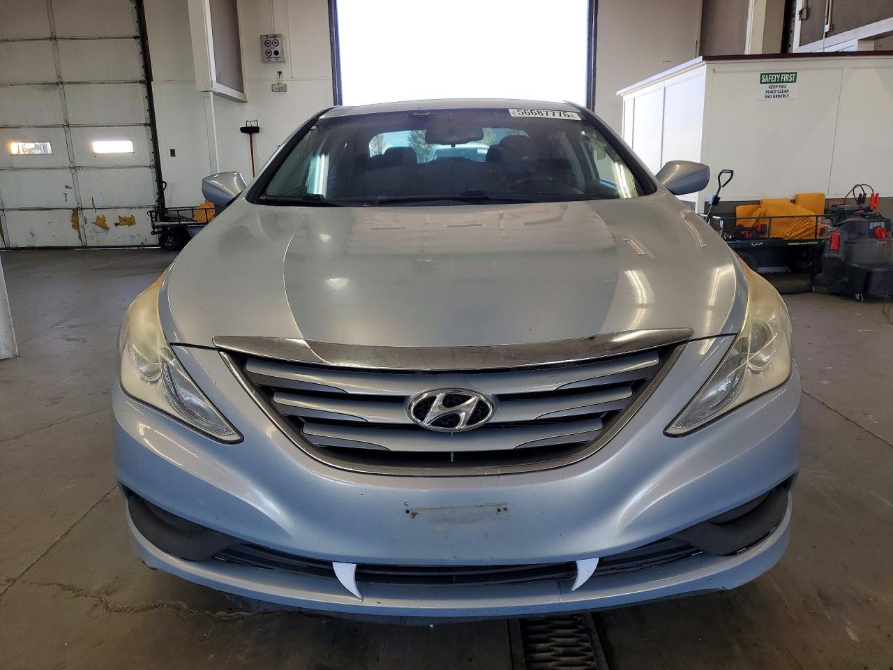2014 Hyundai Sonata Gls Silver vin: 5NPEB4AC1EH906930