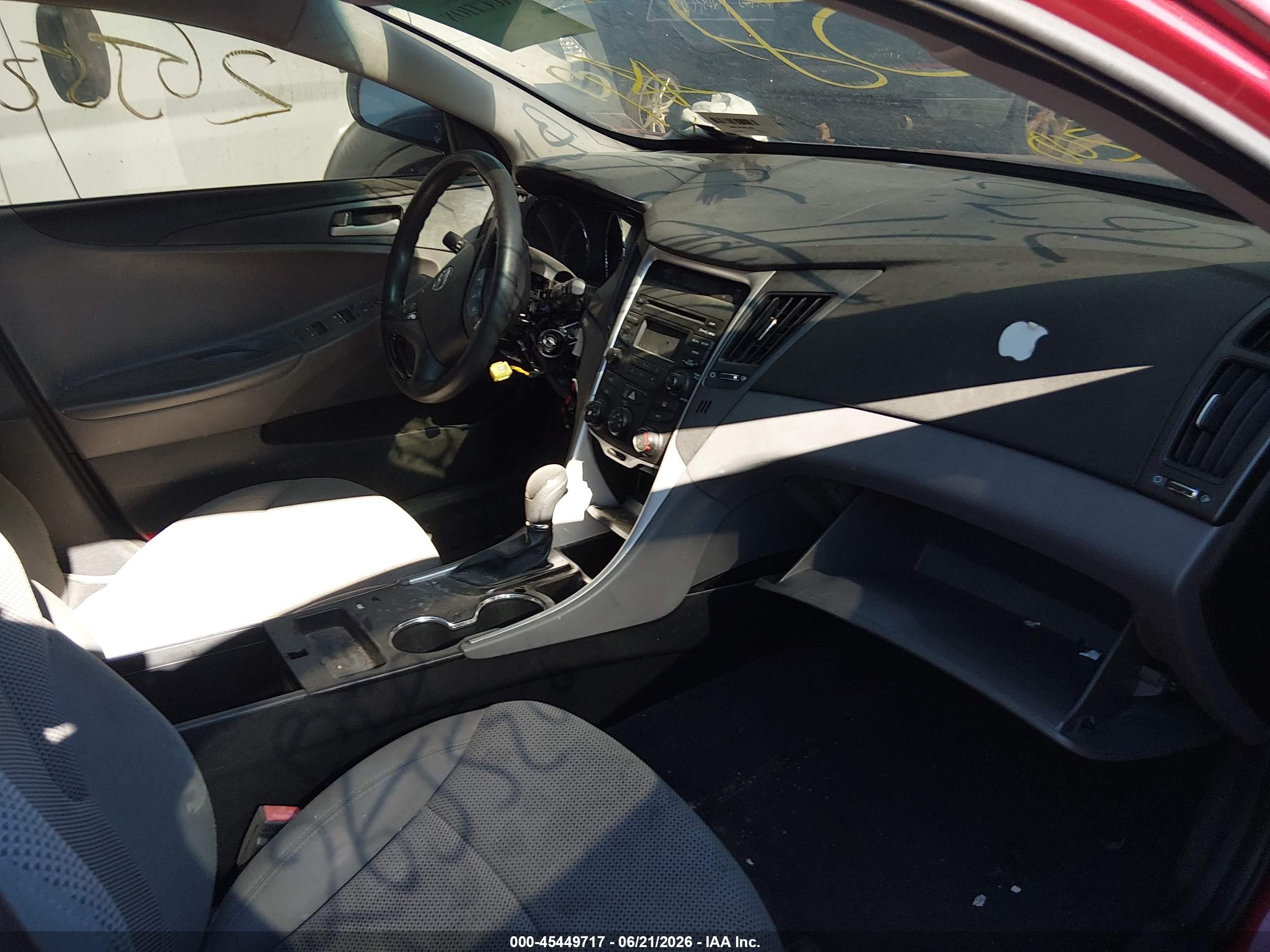 2014 Hyundai Sonata Gls Red vin: 5NPEB4AC1EH913327