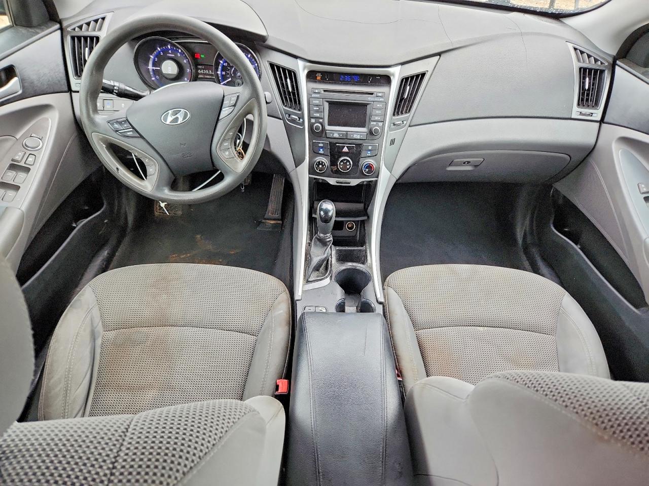 2014 Hyundai Sonata Gls Серый vin: 5NPEB4AC1EH916552