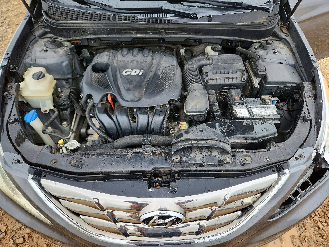 2014 Hyundai Sonata Gls Серый vin: 5NPEB4AC1EH916552