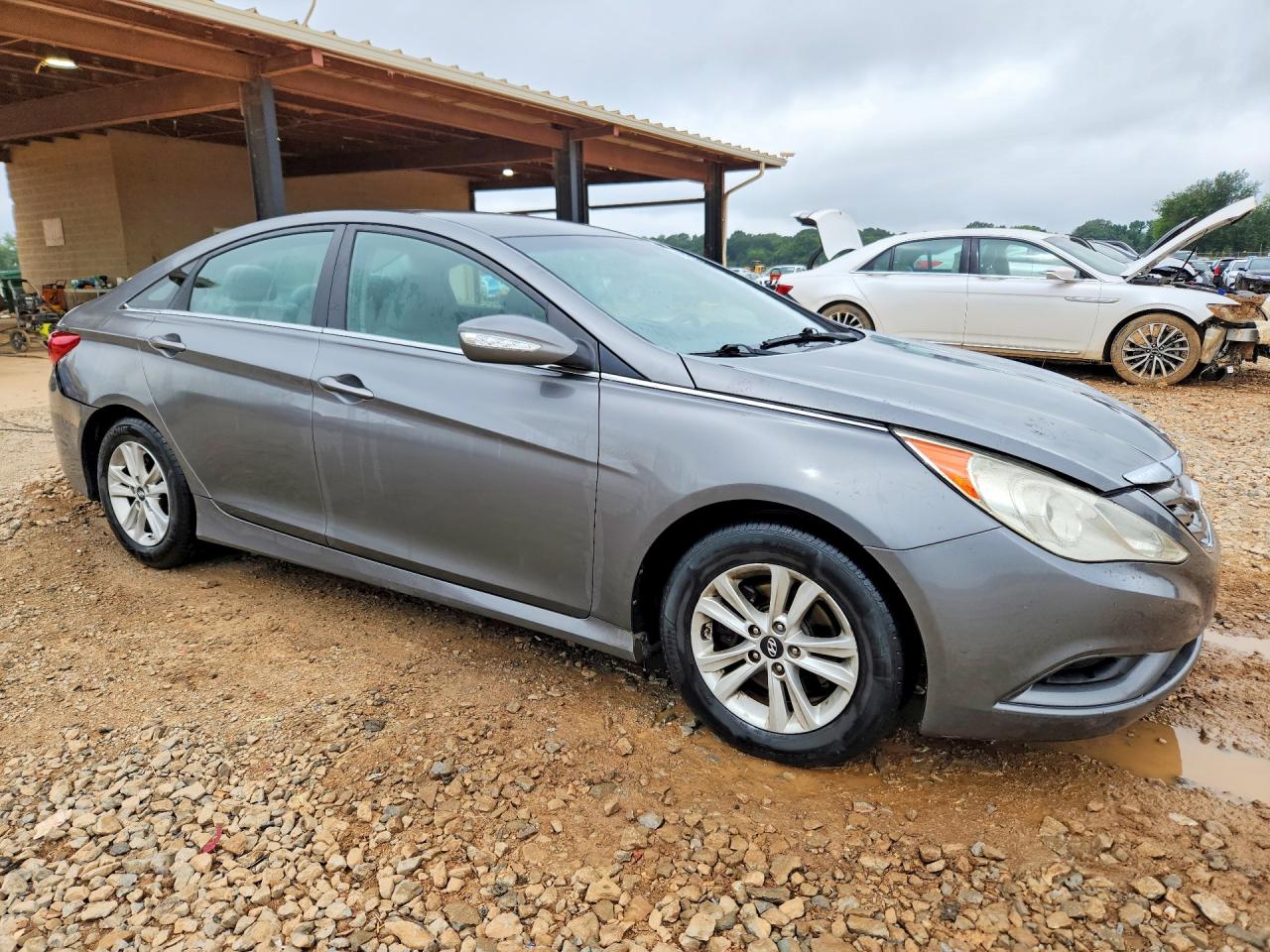 2014 Hyundai Sonata Gls Серый vin: 5NPEB4AC1EH916552