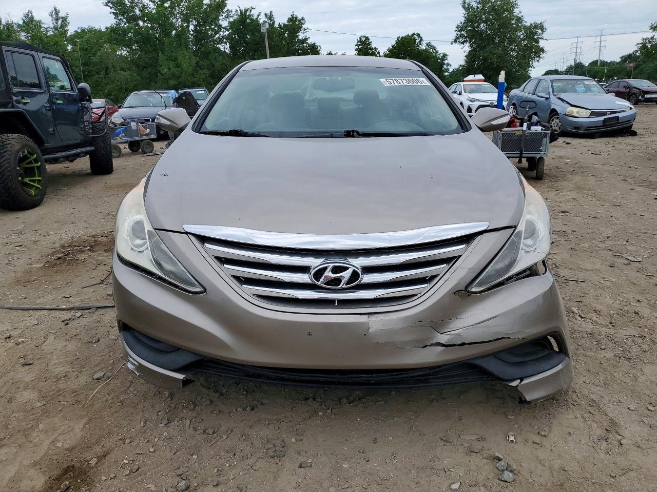 2014 Hyundai Sonata Gls Tan vin: 5NPEB4AC1EH921895