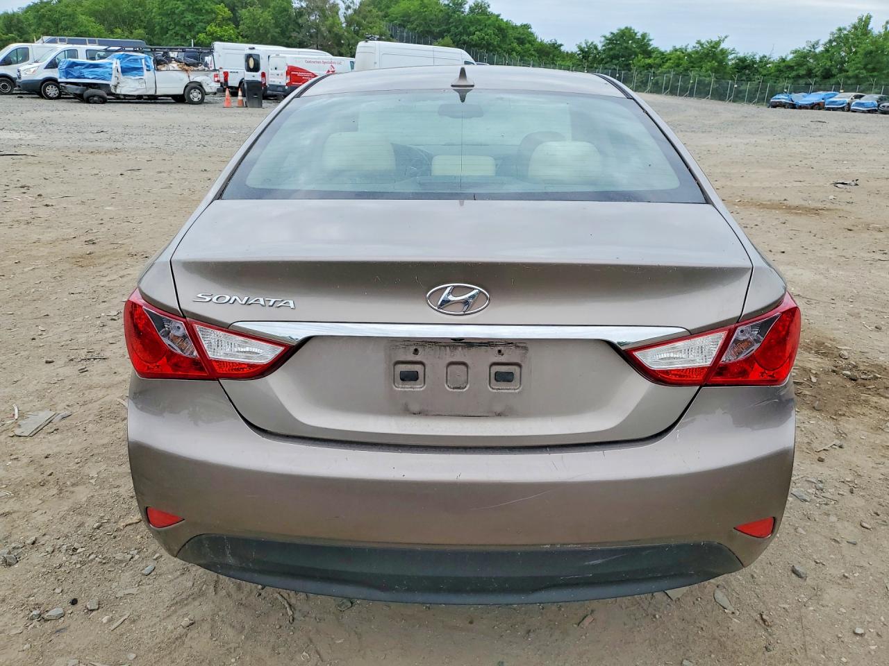 2014 Hyundai Sonata Gls Tan vin: 5NPEB4AC1EH921895