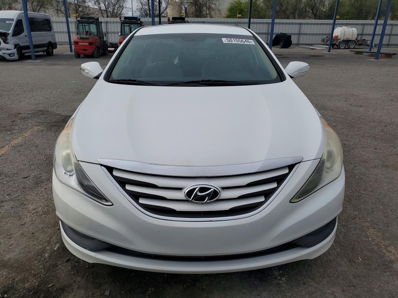 2014 Hyundai Sonata Gls Белый vin: 5NPEB4AC1EH924196