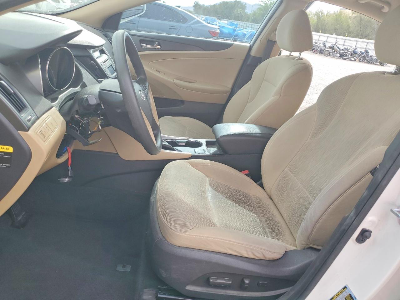 2014 Hyundai Sonata Gls Белый vin: 5NPEB4AC1EH924196