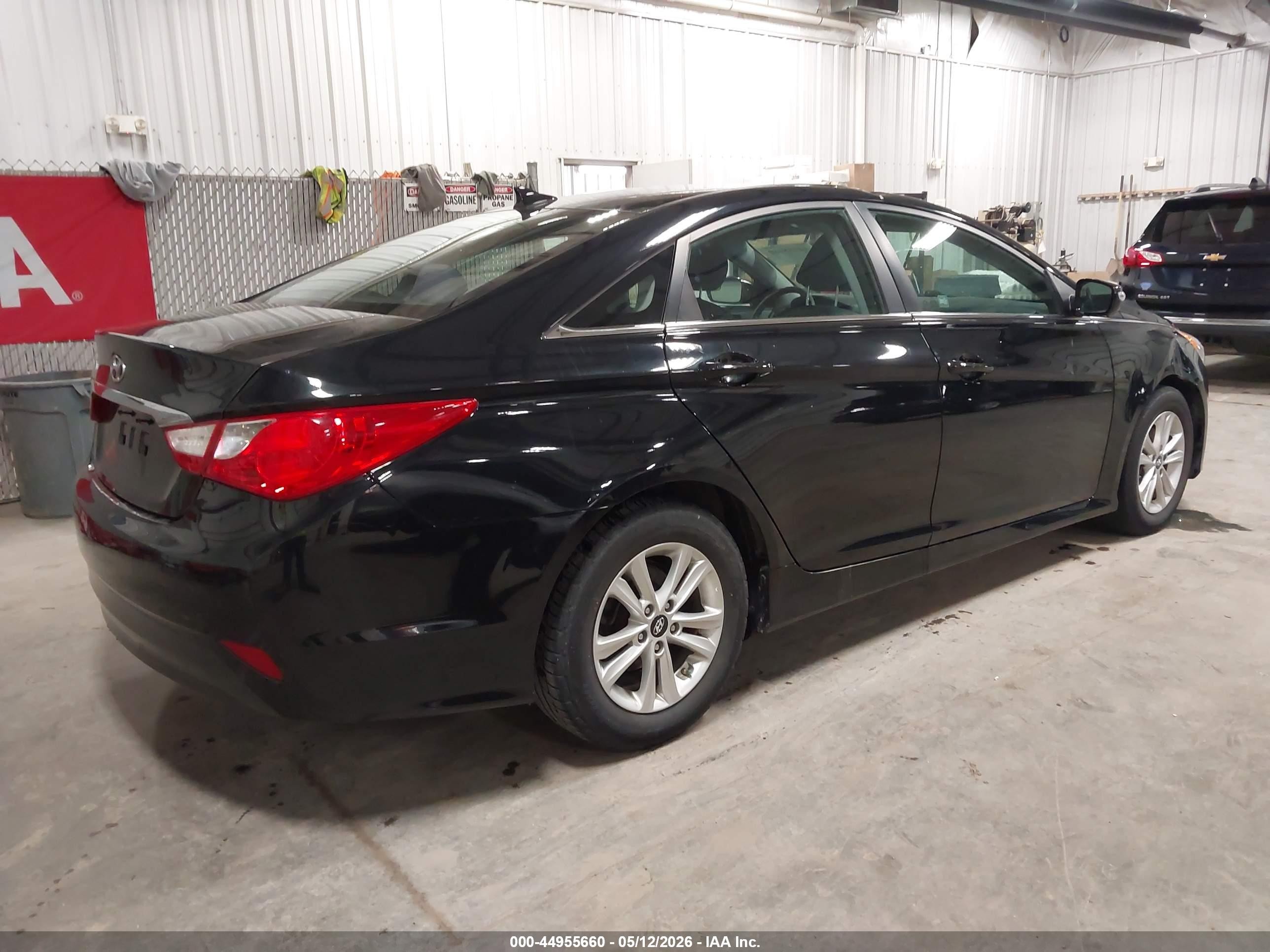 2014 Hyundai Sonata Gls Black vin: 5NPEB4AC1EH933271