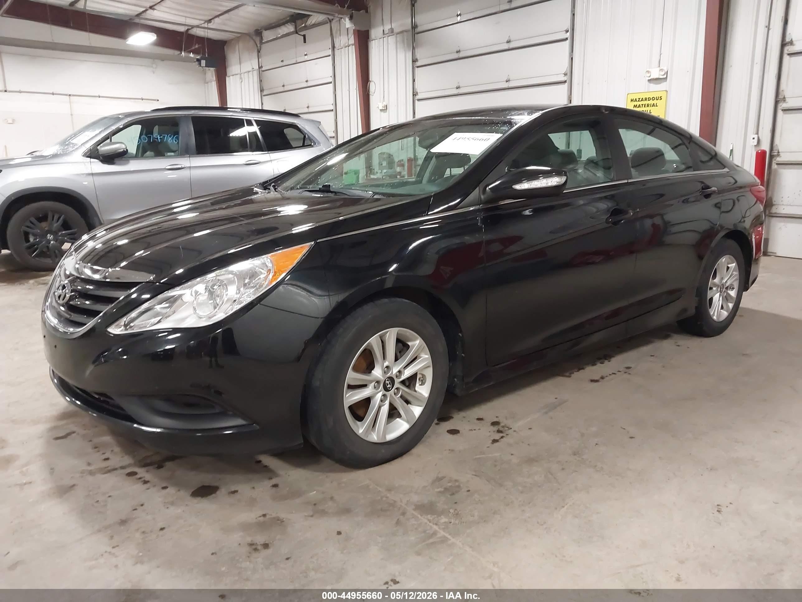 2014 Hyundai Sonata Gls Black vin: 5NPEB4AC1EH933271