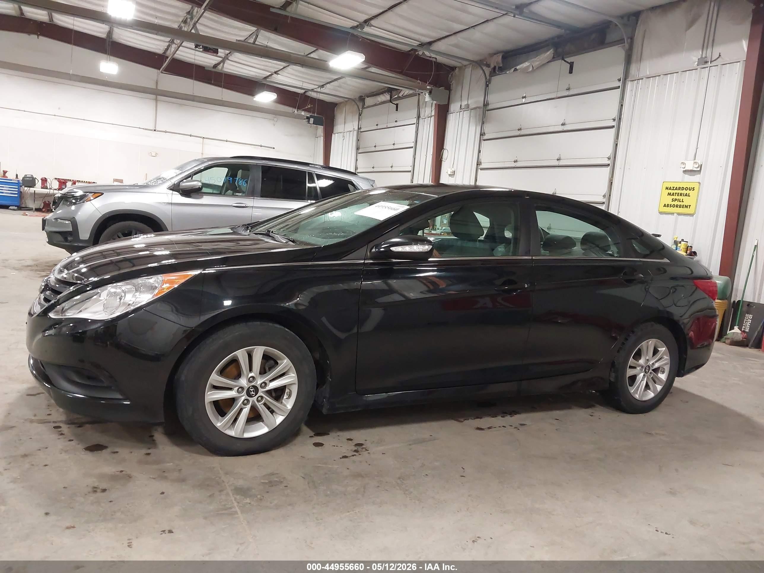 2014 Hyundai Sonata Gls Black vin: 5NPEB4AC1EH933271