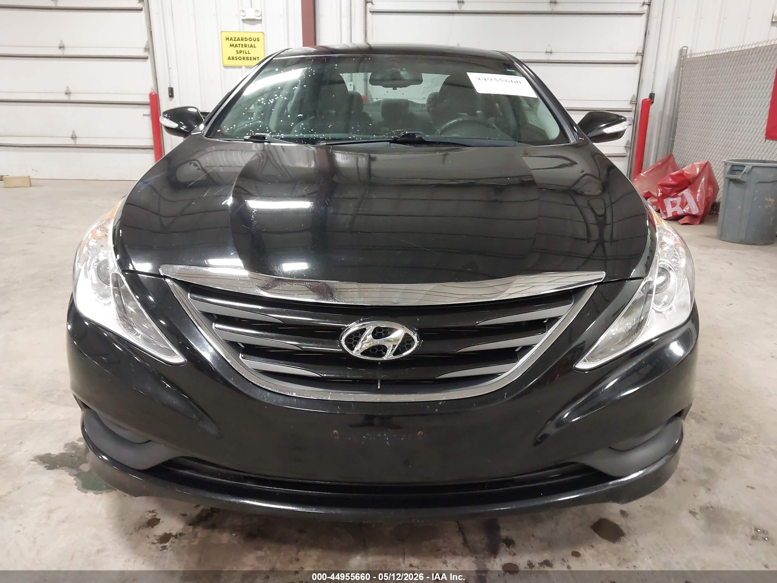 2014 Hyundai Sonata Gls Black vin: 5NPEB4AC1EH933271