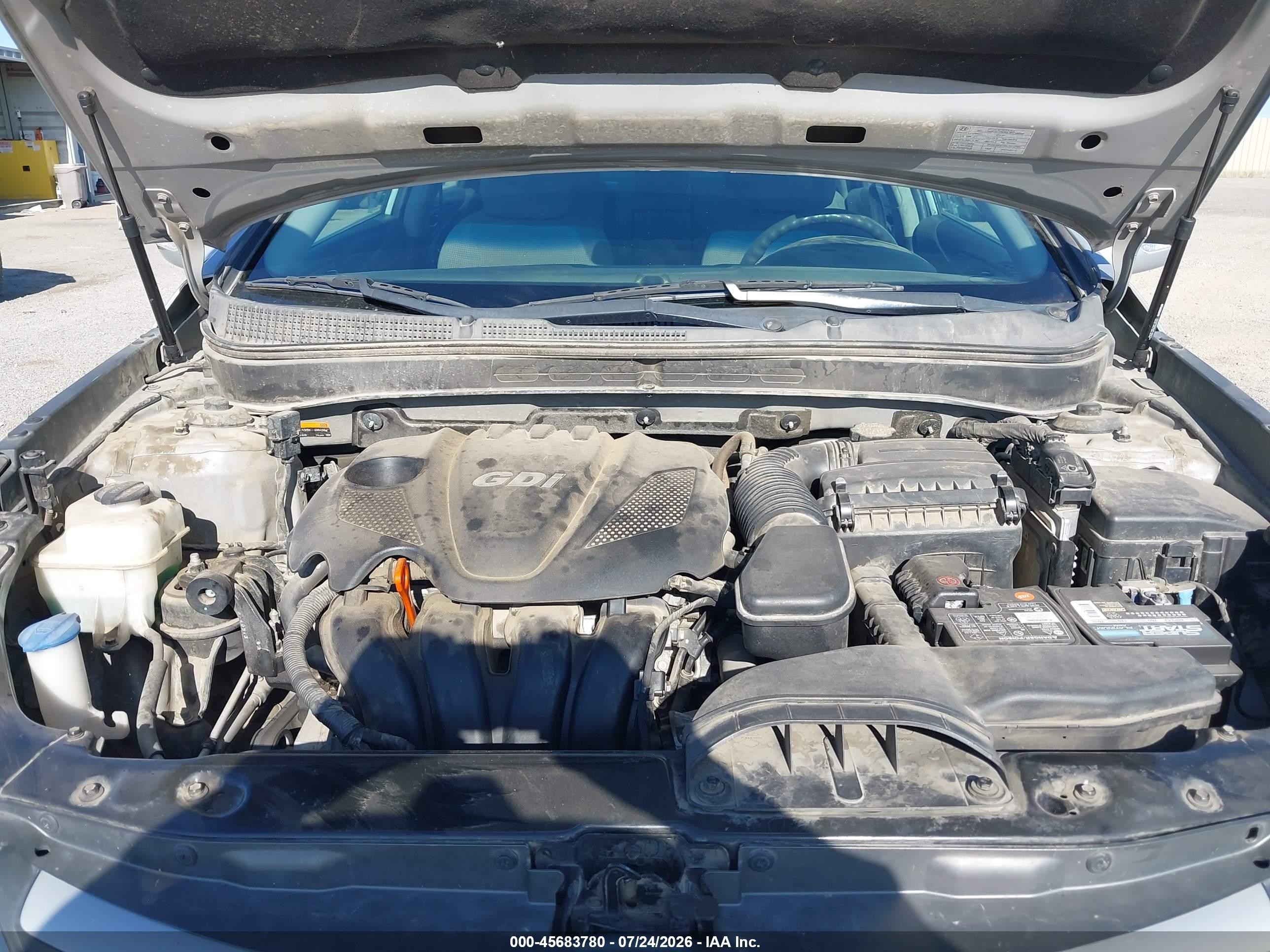 2014 Hyundai Sonata Gls Silver vin: 5NPEB4AC1EH935022