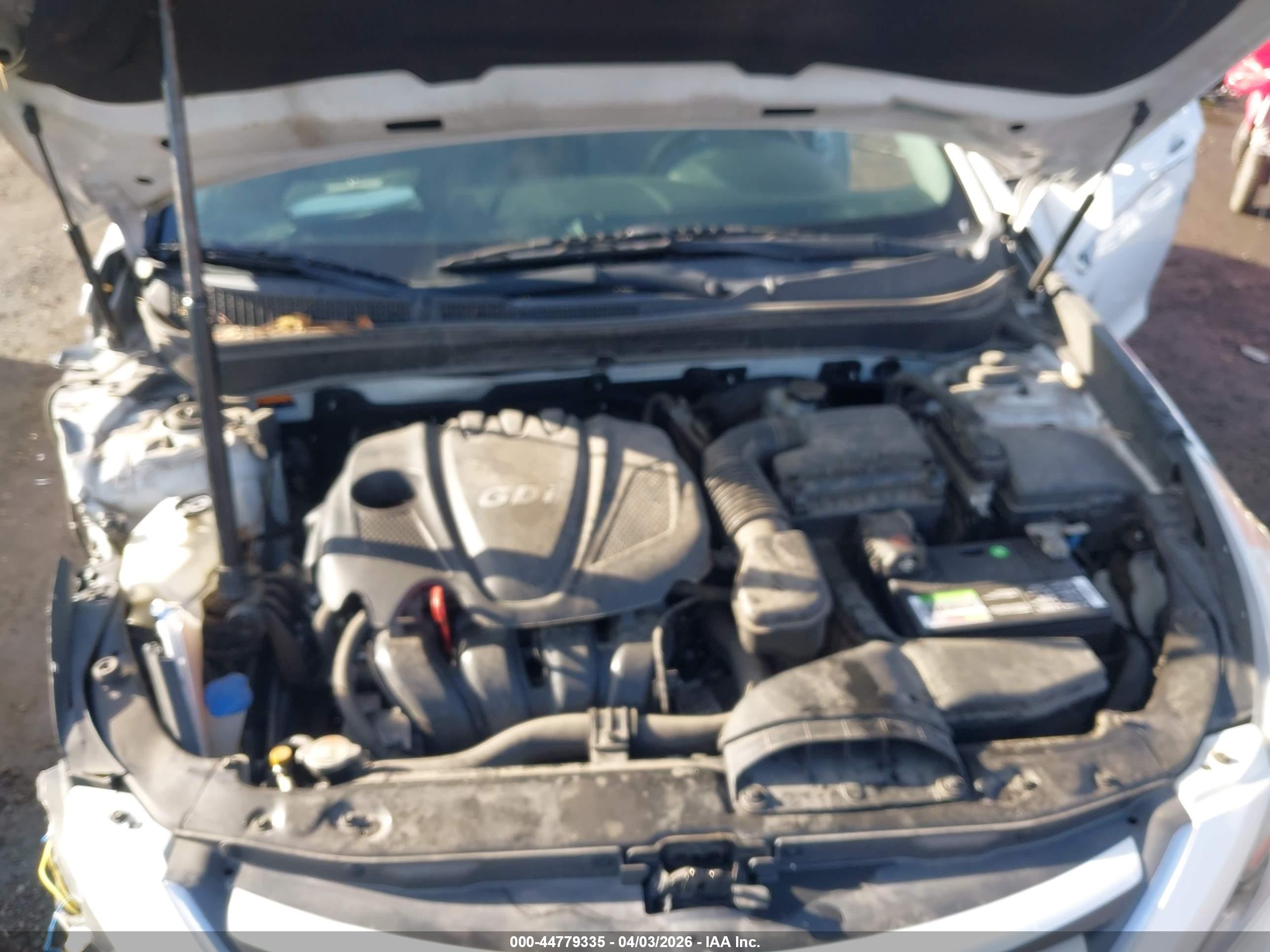2014 Hyundai Sonata Gls Белый vin: 5NPEB4AC1EH935733