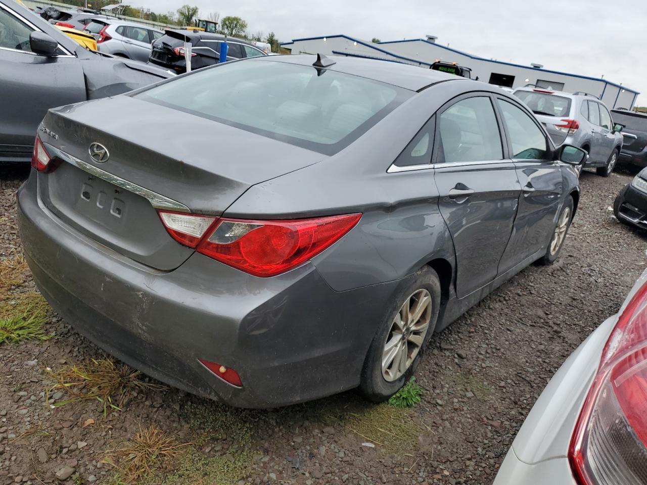 2014 Hyundai Sonata Gls Gray vin: 5NPEB4AC1EH936204