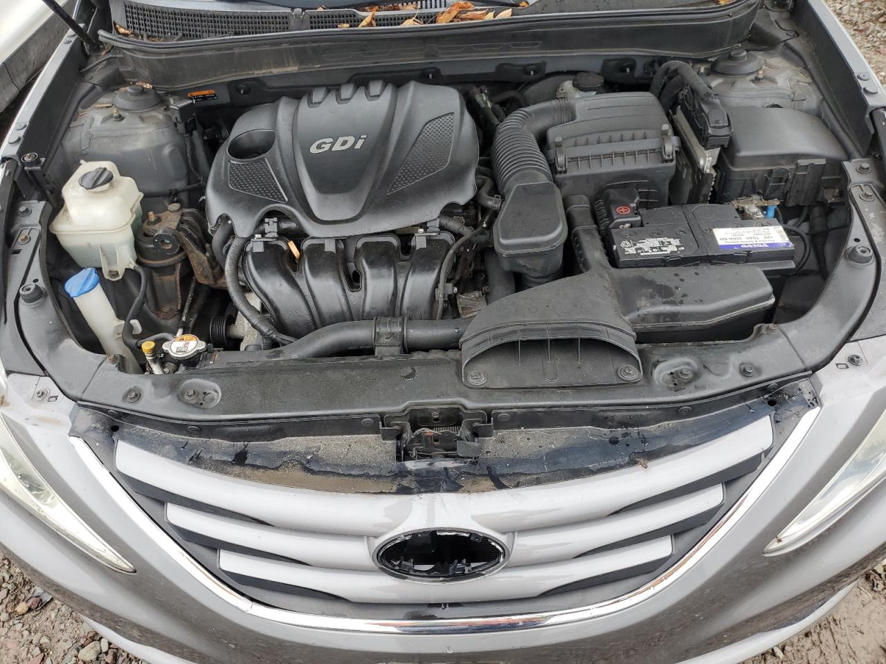 2014 Hyundai Sonata Gls Gray vin: 5NPEB4AC1EH936204