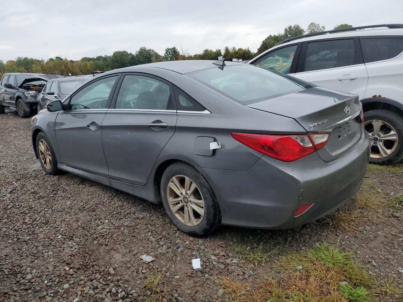 2014 Hyundai Sonata Gls Gray vin: 5NPEB4AC1EH936204
