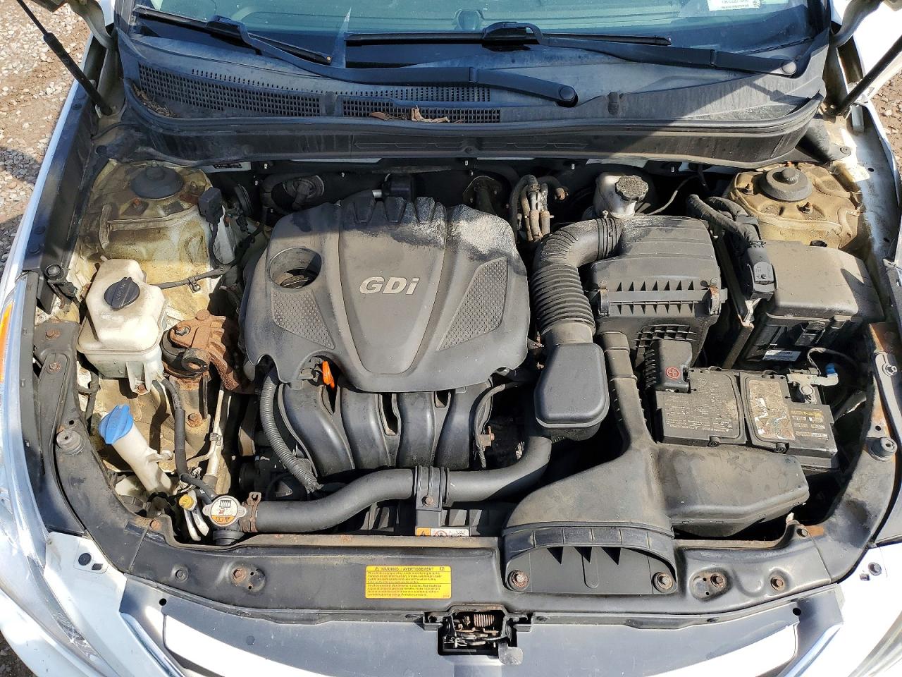2014 Hyundai Sonata Gls Белый vin: 5NPEB4AC1EH936333