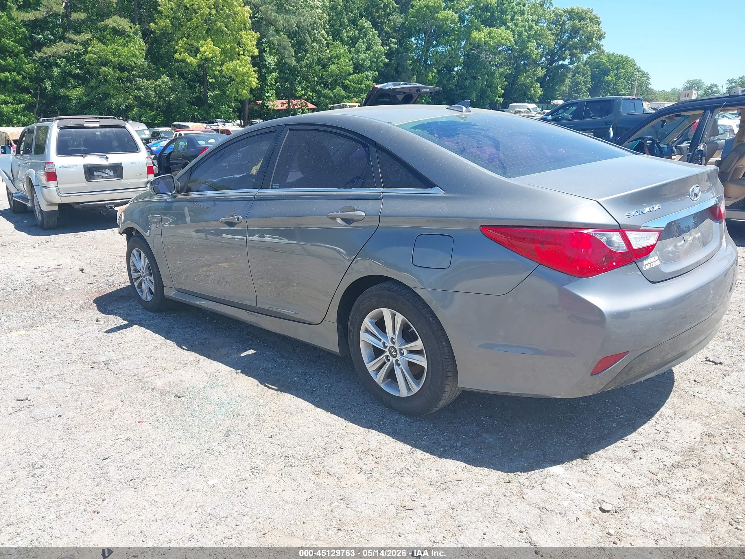 2014 Hyundai Sonata Gls Gray vin: 5NPEB4AC1EH938034