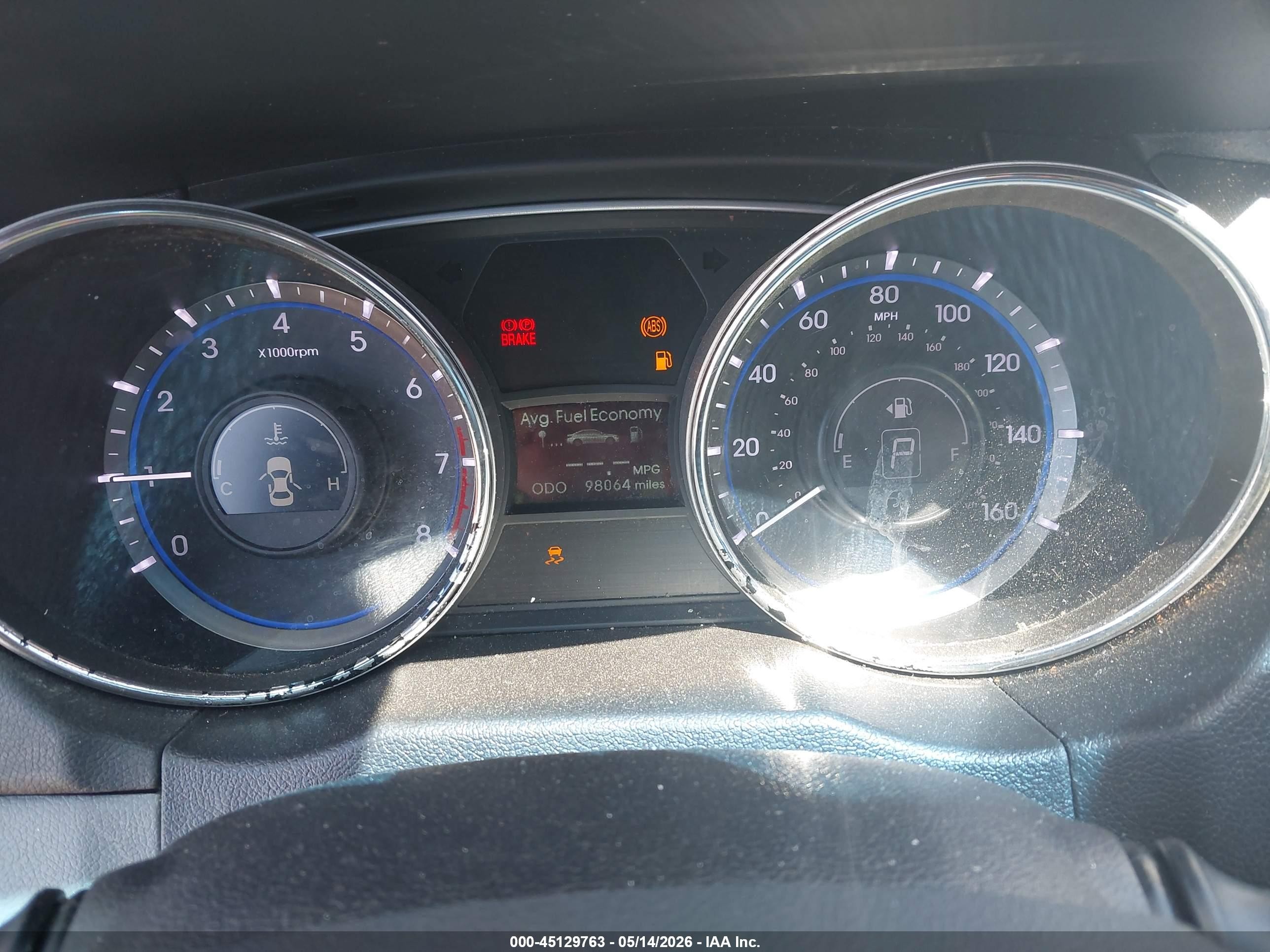 2014 Hyundai Sonata Gls Gray vin: 5NPEB4AC1EH938034