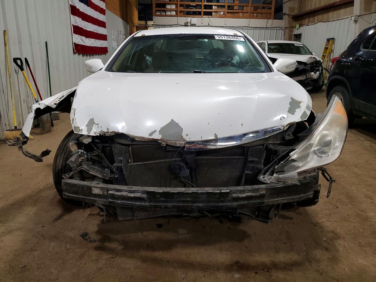 2014 Hyundai Sonata Gls White vin: 5NPEB4AC1EH938969