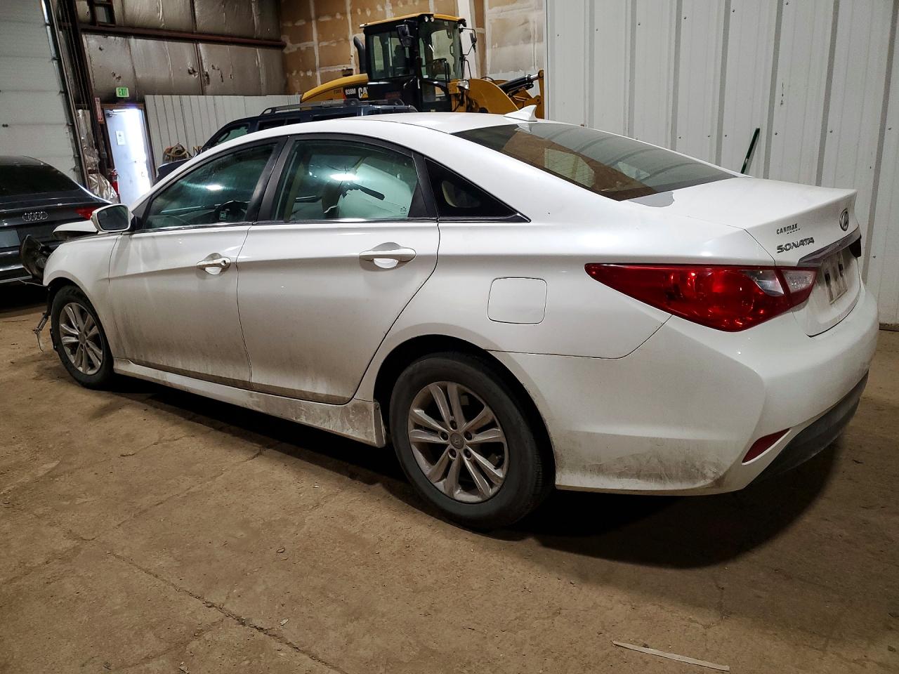 2014 Hyundai Sonata Gls White vin: 5NPEB4AC1EH938969