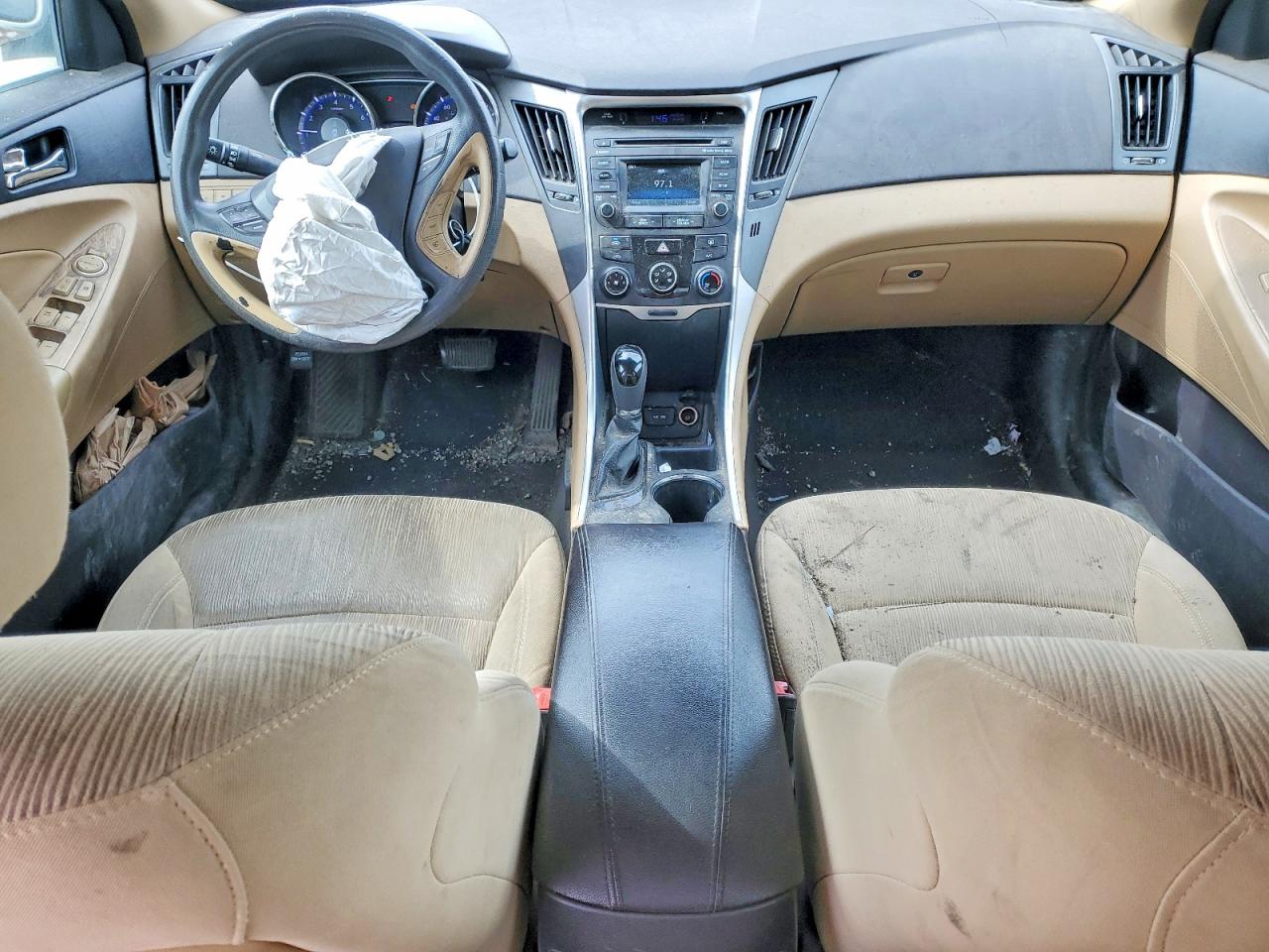 2014 Hyundai Sonata Gls White vin: 5NPEB4AC1EH938969
