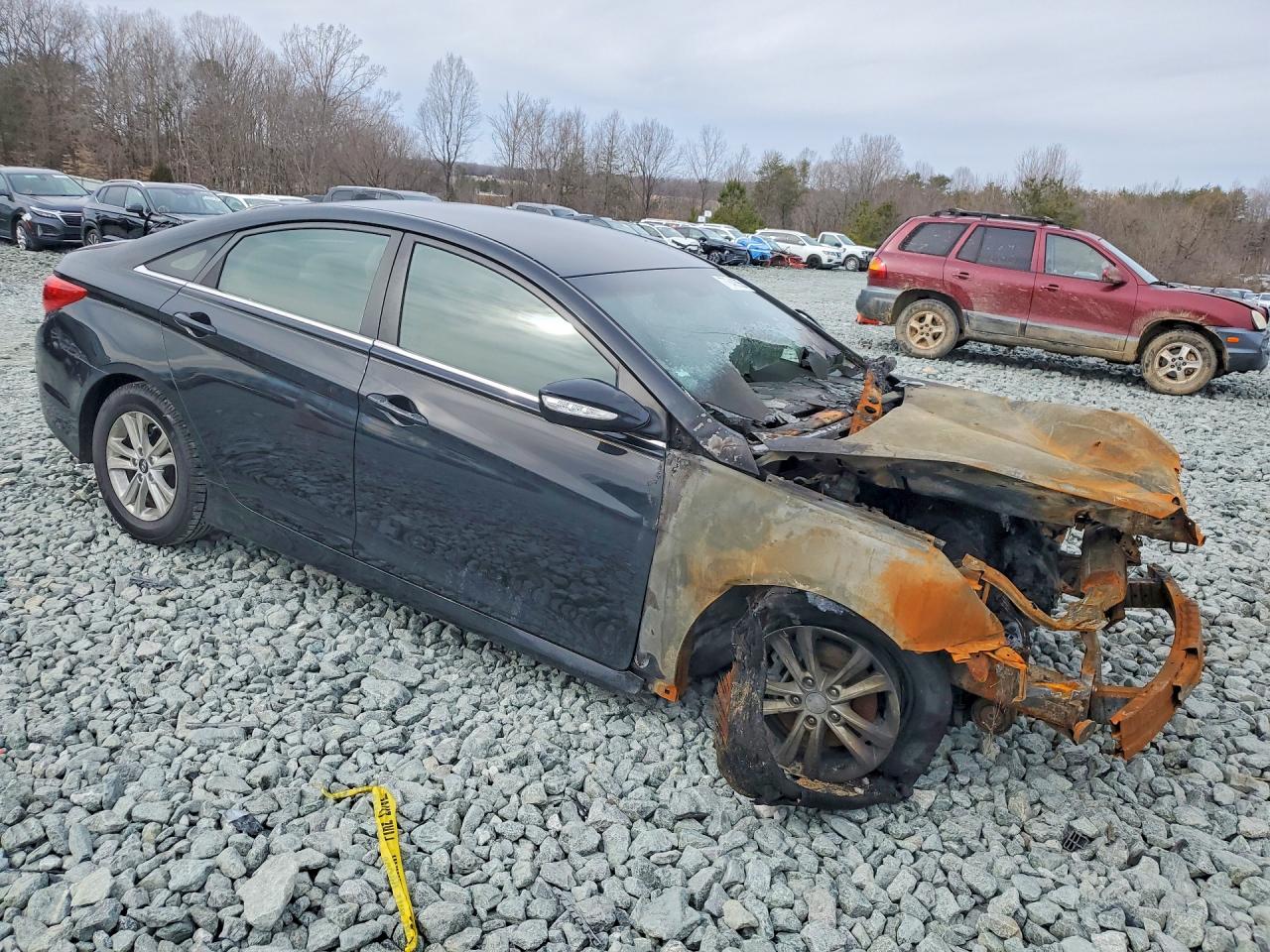 2014 Hyundai Sonata Gls Black vin: 5NPEB4AC1EH942021