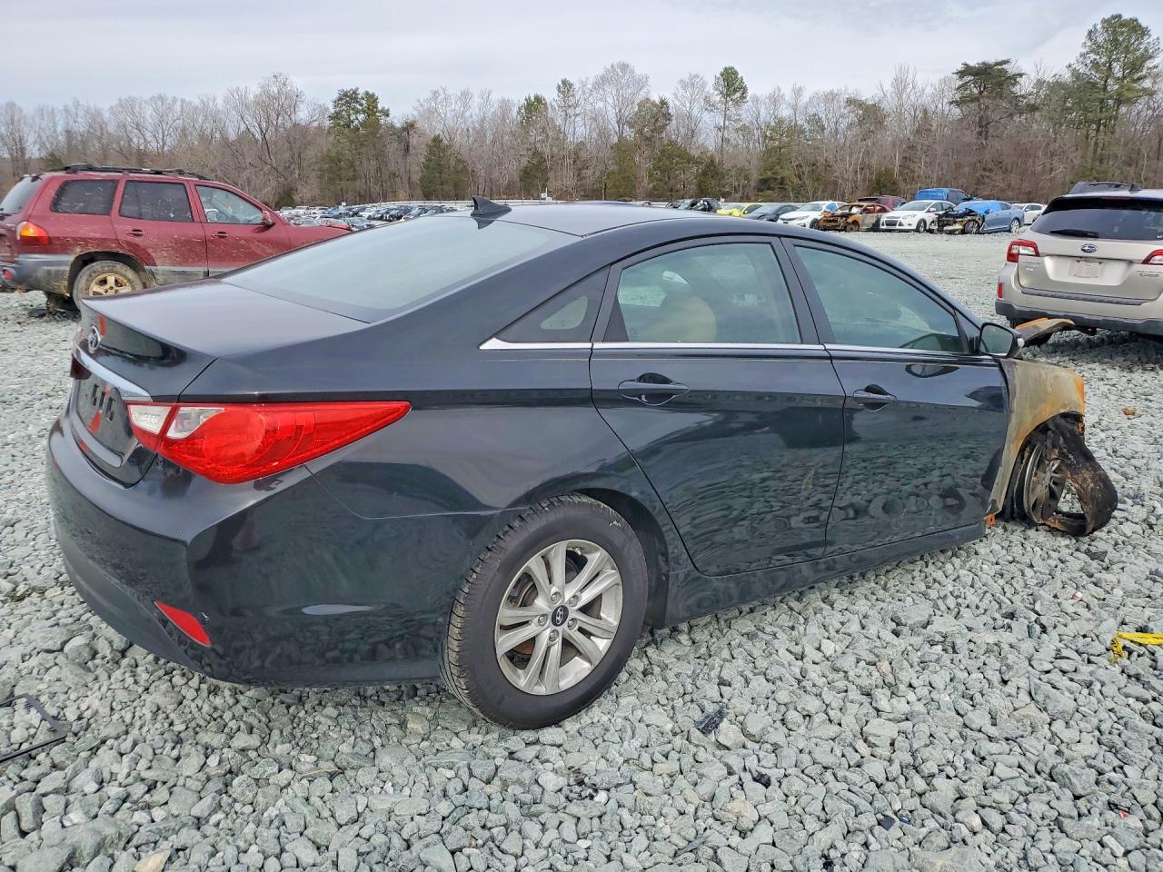 2014 Hyundai Sonata Gls Black vin: 5NPEB4AC1EH942021