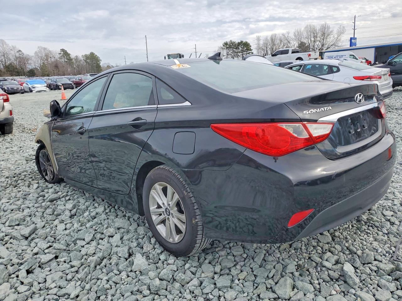 2014 Hyundai Sonata Gls Black vin: 5NPEB4AC1EH942021