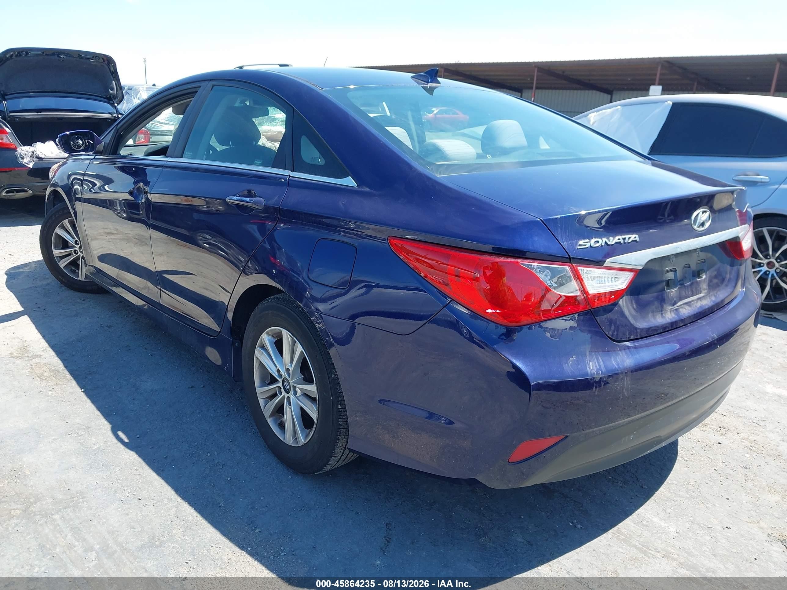 2014 Hyundai Sonata Gls Purple vin: 5NPEB4AC1EH942603