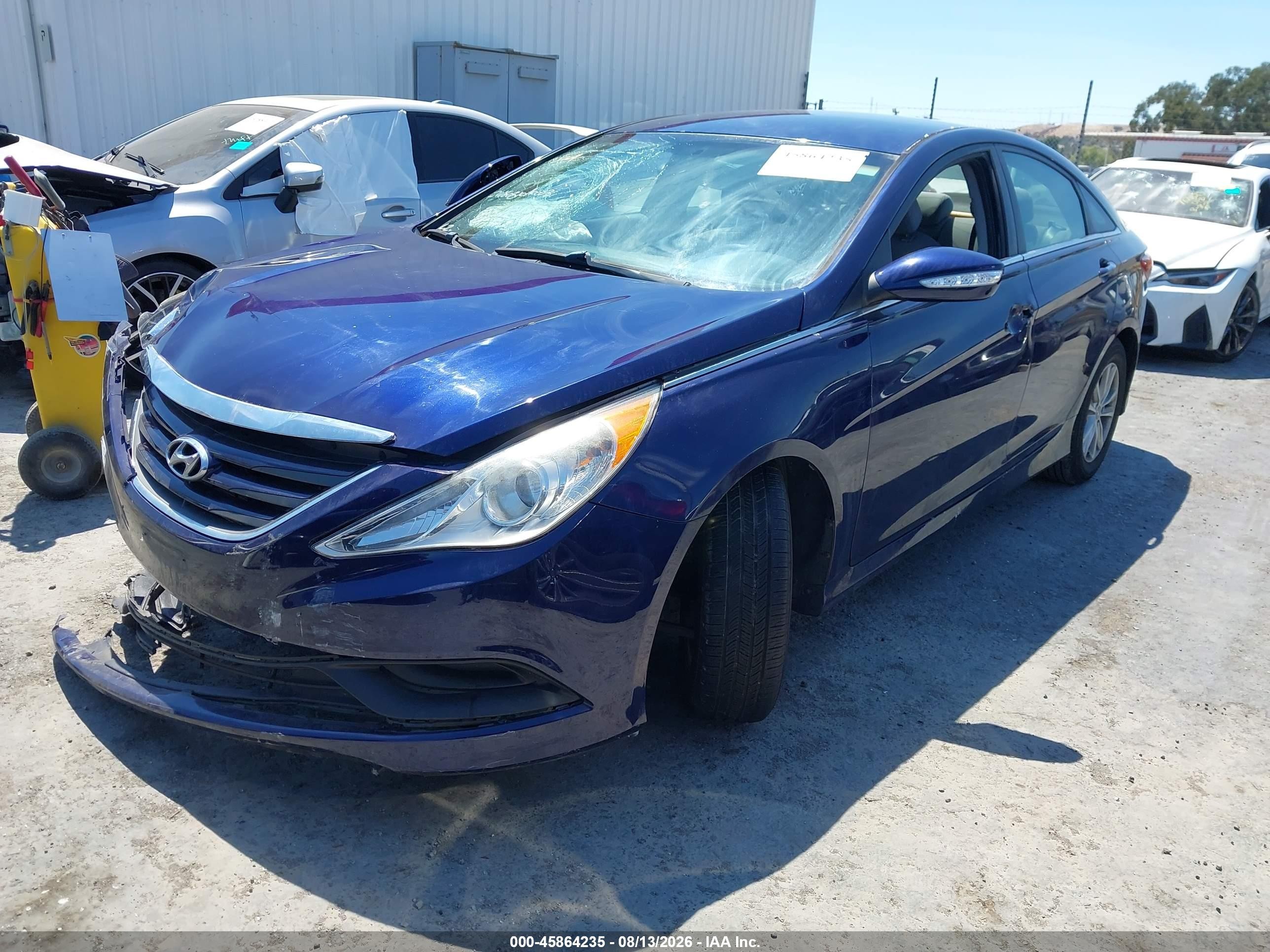 2014 Hyundai Sonata Gls Purple vin: 5NPEB4AC1EH942603