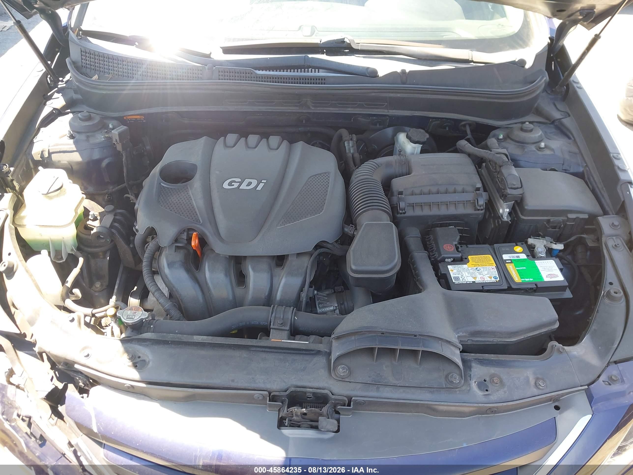 2014 Hyundai Sonata Gls Purple vin: 5NPEB4AC1EH942603