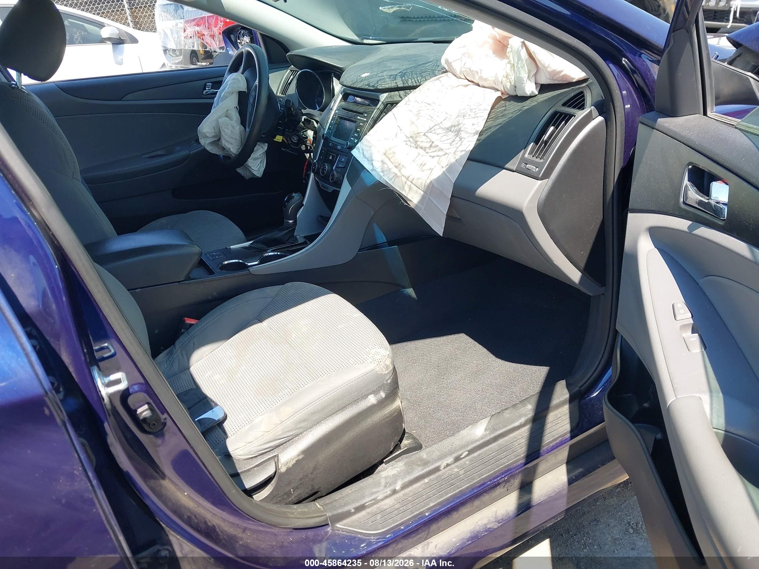 2014 Hyundai Sonata Gls Purple vin: 5NPEB4AC1EH942603
