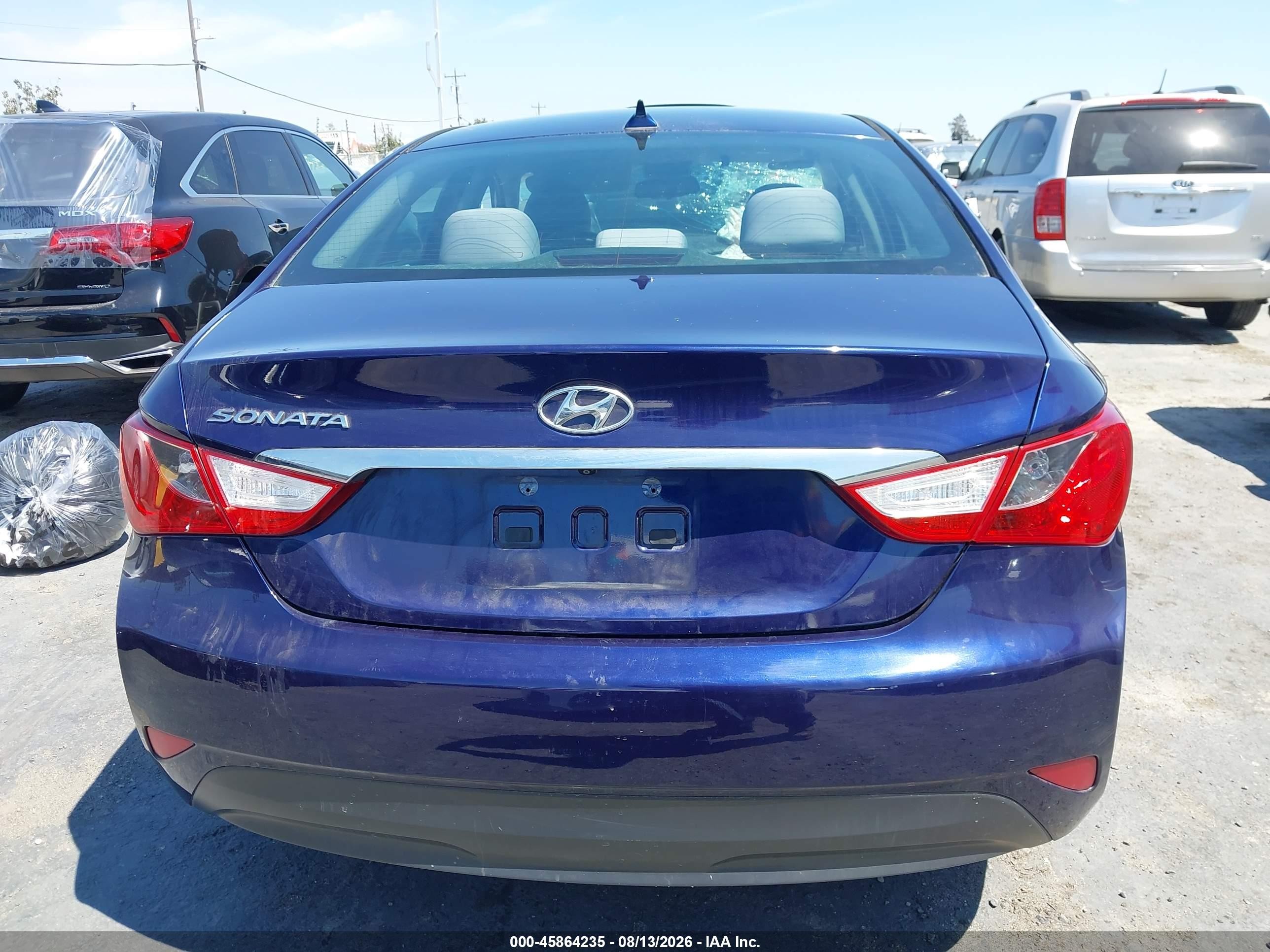 2014 Hyundai Sonata Gls Purple vin: 5NPEB4AC1EH942603