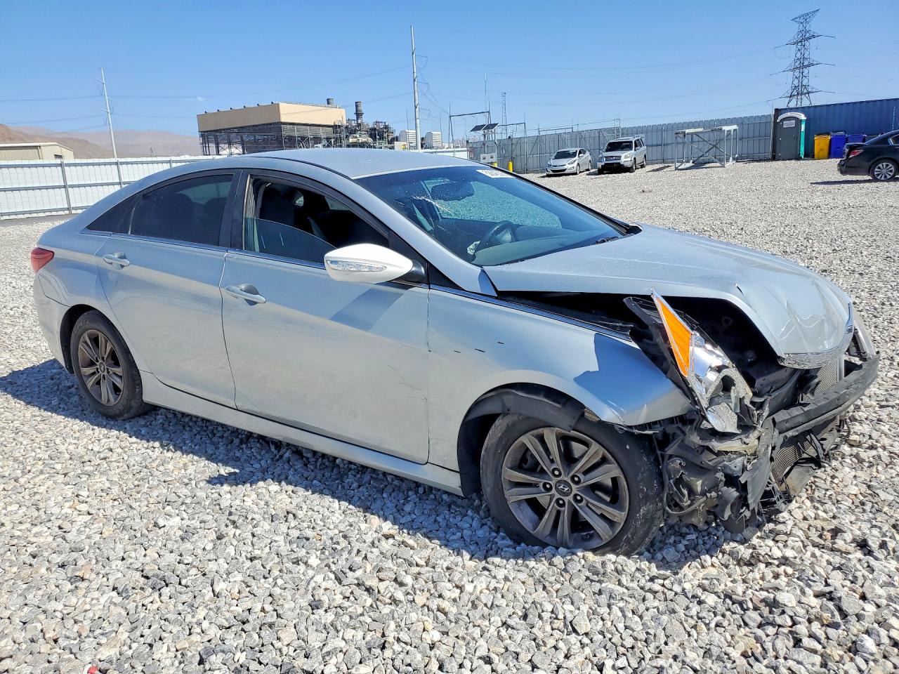 2014 Hyundai Sonata Gls Серебряный vin: 5NPEB4AC1EH942634