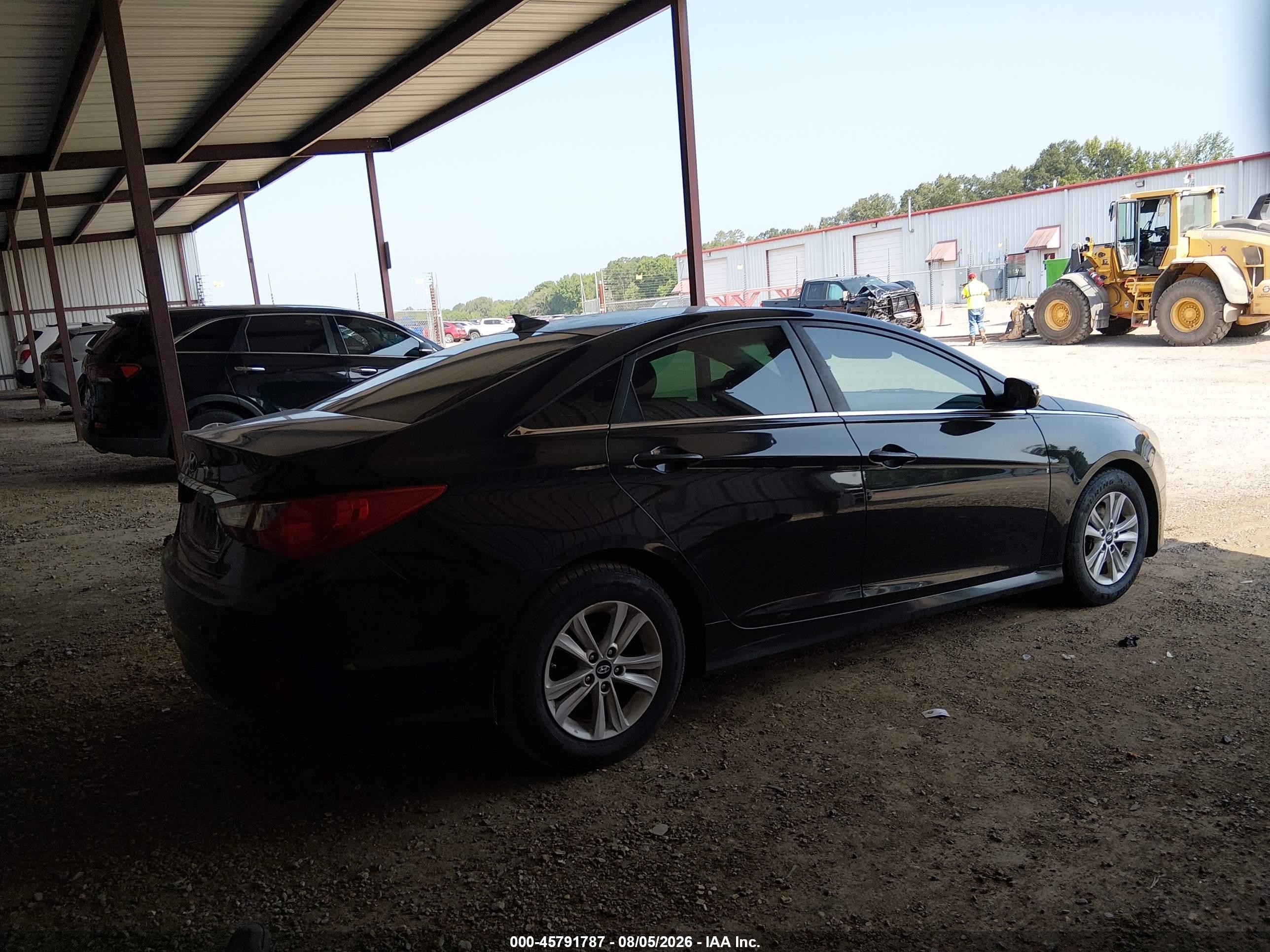 2014 Hyundai Sonata Gls Black vin: 5NPEB4AC1EH944416
