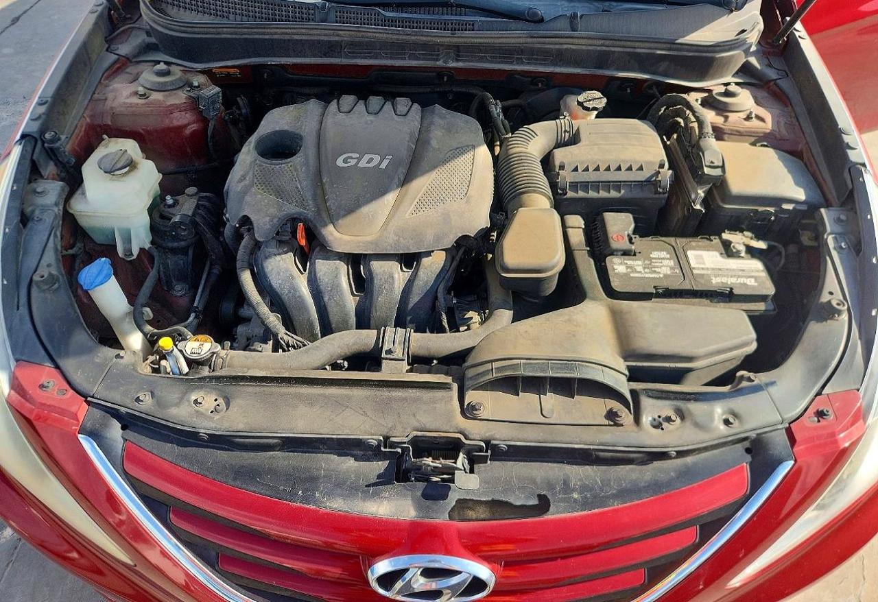 2014 Hyundai Sonata Gls Красный vin: 5NPEB4AC1EH947221