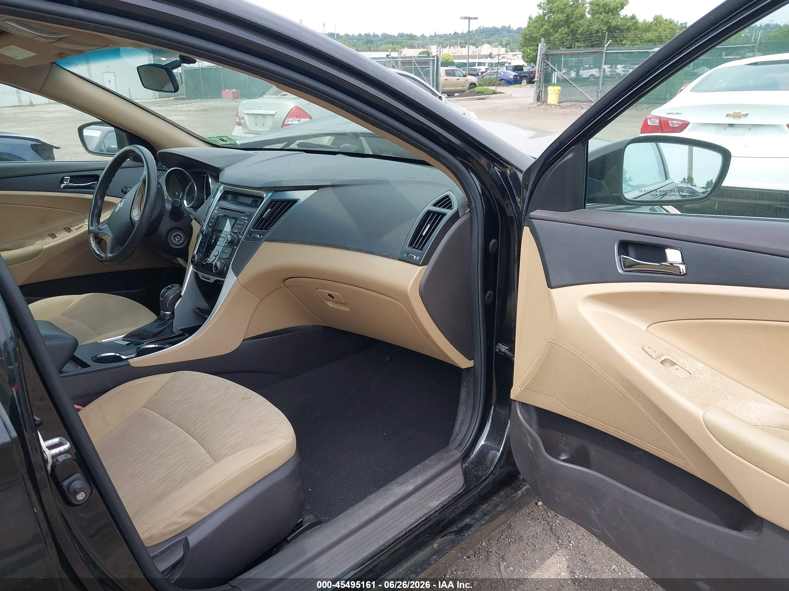 2011 Hyundai Sonata Gls Black vin: 5NPEB4AC2BH003956