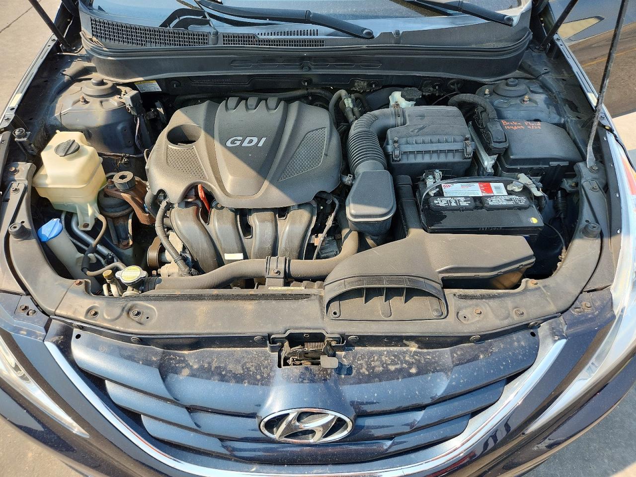 2011 Hyundai Sonata Gls Black vin: 5NPEB4AC2BH008333