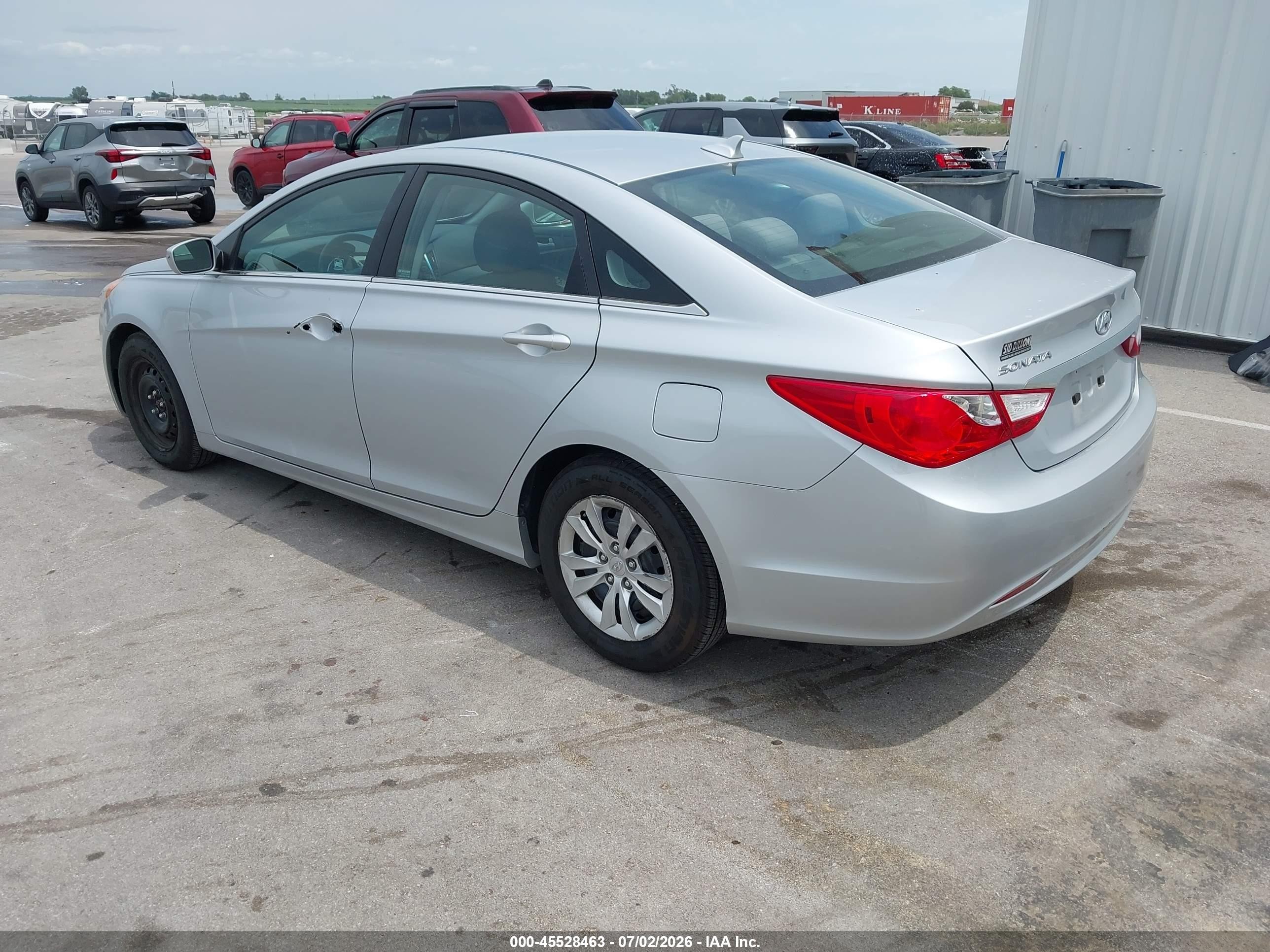 2011 Hyundai Sonata Gls Серебряный vin: 5NPEB4AC2BH010857